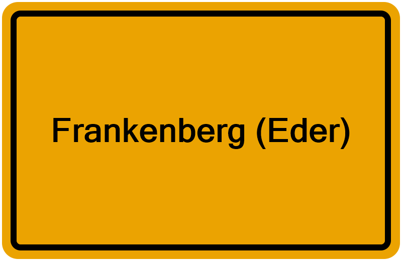 Handelsregisterauszug Frankenberg (Eder)
